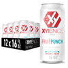XYIENCE Fruit Punch Energy Drink, 16 Fl Oz Can, Pack of 12