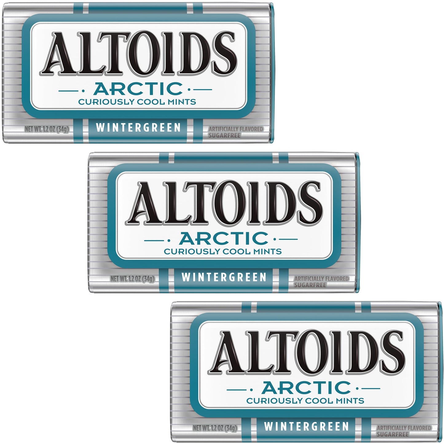 Altoids Wintergreen Mints, 1.2 Ounce Each (3 Pack, 3.6 Ounce Total)