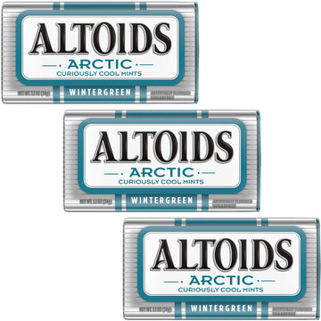 Altoids Wintergreen Mints, 1.2 Ounce Each (3 Pack, 3.6 Ounce Total)