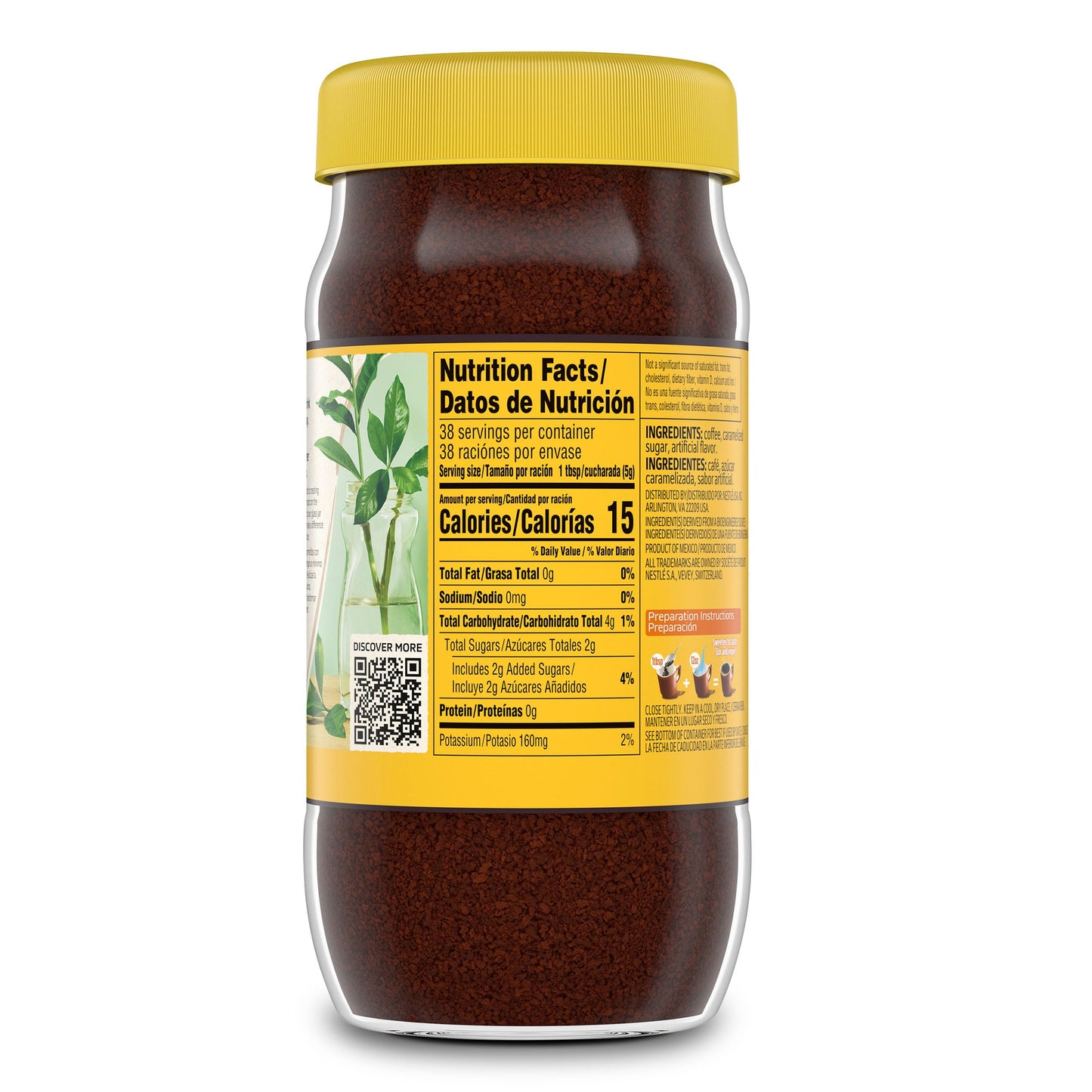 Nescafé Café De Olla, Cinnamon Flavored Instant Coffee, 1 Jar (6.7 Oz)