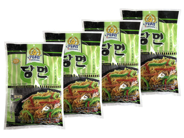 Sungiven Sweet Potato Glass Noodles, Korean Vermicelli Pasta, Fat-Free And Gluten-Free, 100% Sweet Potato Starch, No Additive, N