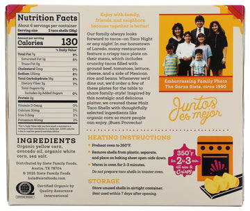 Siete Family Foods Corn Taco Shells  5.5 Oz