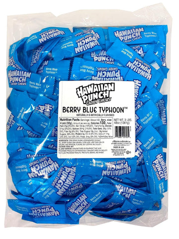 Adams & Brooks, Inc. Hawaiian Punch Chews Fruity Chewy Individually Wrapped, Bulk Candy Chews (3 Pound) (Assorted Flavors)