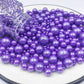 Edible Purple Pearls Sugar Sprinkles 120G/4.23 Oz, Mix Size Candy Pearl For Cake Decorating And Cupcake Toppers, Cookie Decorati