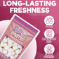 Freeze Dried Fruit Chews Crunchy Candy - 4 Oz Bag (Fruit Chews) - Strawberry, Green Apple, Mango, & Grape Treat Gift Snack Bag V