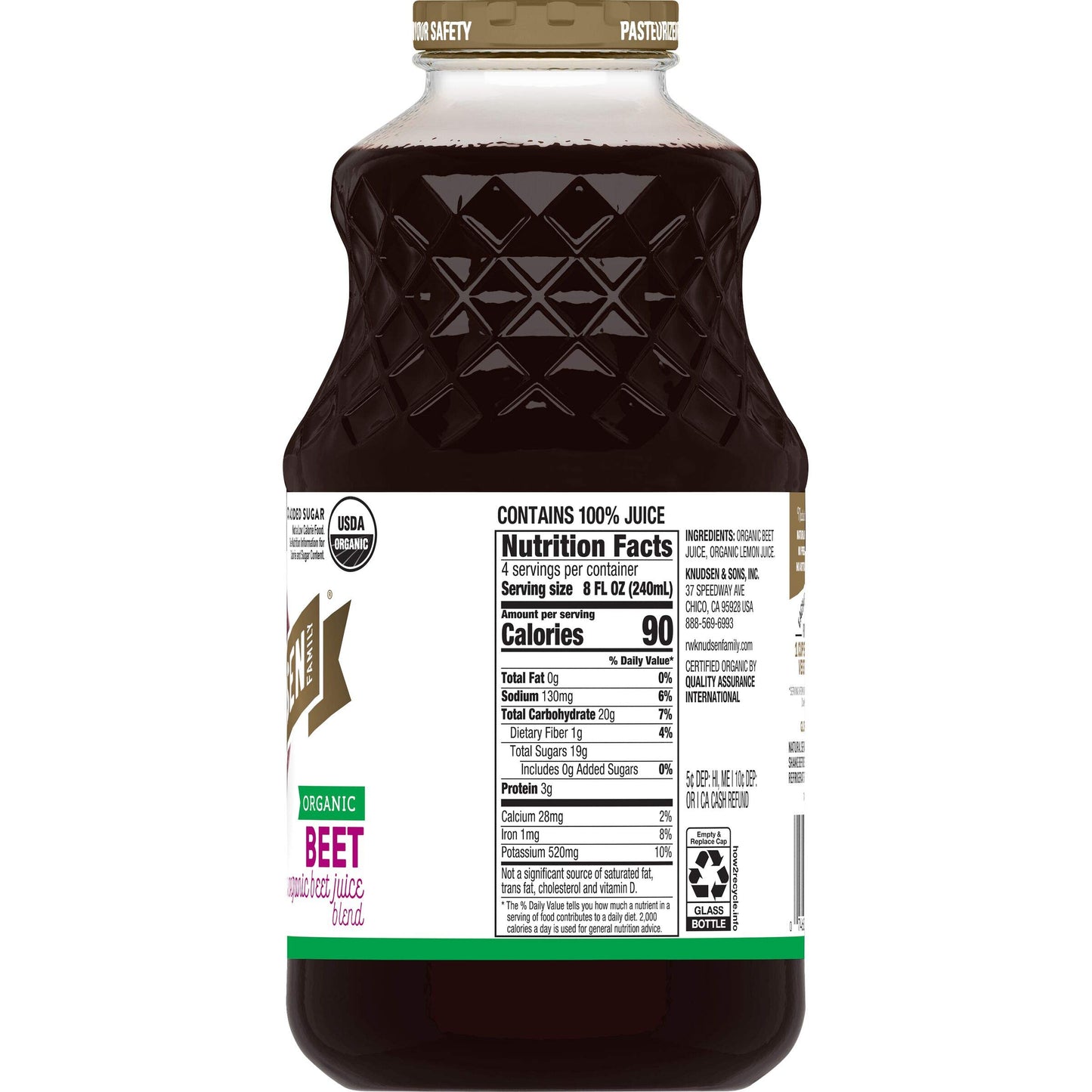 R.W. Knudsen, Organic Beet Juice, 32 Fl Oz