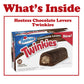 Hostess Chocolate Cake Twinkies, 10-Count Individually Wrapped Chocolate Sponge Cake Snack with Creamy Filling, Mini Cakes for O