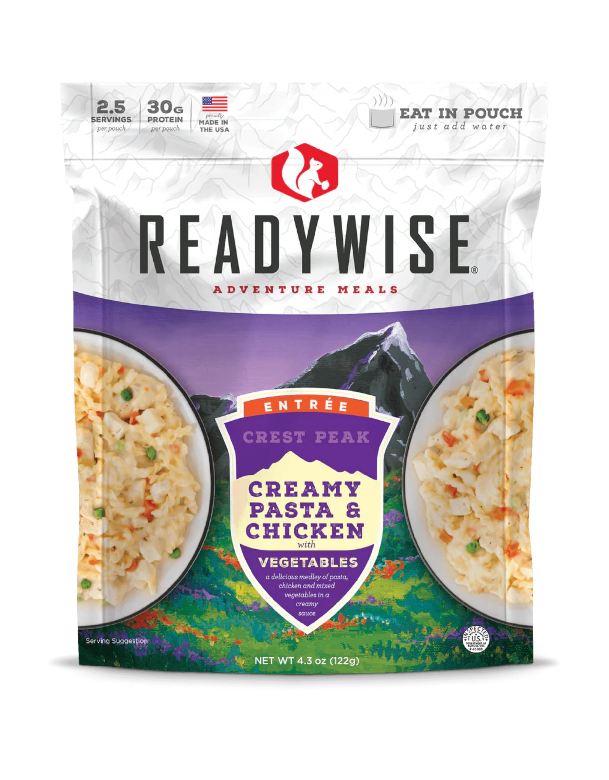 Wise Foods Outdoor Creamy Pasta&Vegetables W/Chicken
