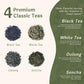 Lyon Diy Tea Blending Set-16 Tin Variety Pack-Premium Herbal Tea & Exotic Floral/Fruit Flavor Infusers - Create 75+ Cups W/Assor