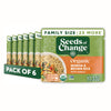 SEEDS OF CHANGE Organic Quinoa & Brown Rice with Garlic Family Size, Organic Food, 17.3 oz Pouch (Pack of 6)
