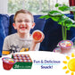 Dole Fruit Bowls Peaches in Strawberry Flavored Gel Snacks, 4.3oz 36 Total Cups, Gluten & Dairy Free, Bulk Lunch Snacks for Kids