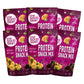 The Good Bean Protein Snack Mix - Balsamic Herb - (6 Pack) 6 Oz Resealable Bag - Fava Beans And Split Peas - Vegan Snack With Go