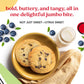 Davids Cookies Fresh Baked Decadent Jumbo Lemon Gourmet Cookies - 2lb Gift Basket Tin with 8 Large Lemon Cookies - Bakery-Style