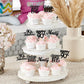 30Pcs Happy 90Th Birthday Cupcake Toppers Glitter Awesome Since 1933 Ninety 90 Fabulous Vintage 1933 Cupcake Picks For 90Th Birt