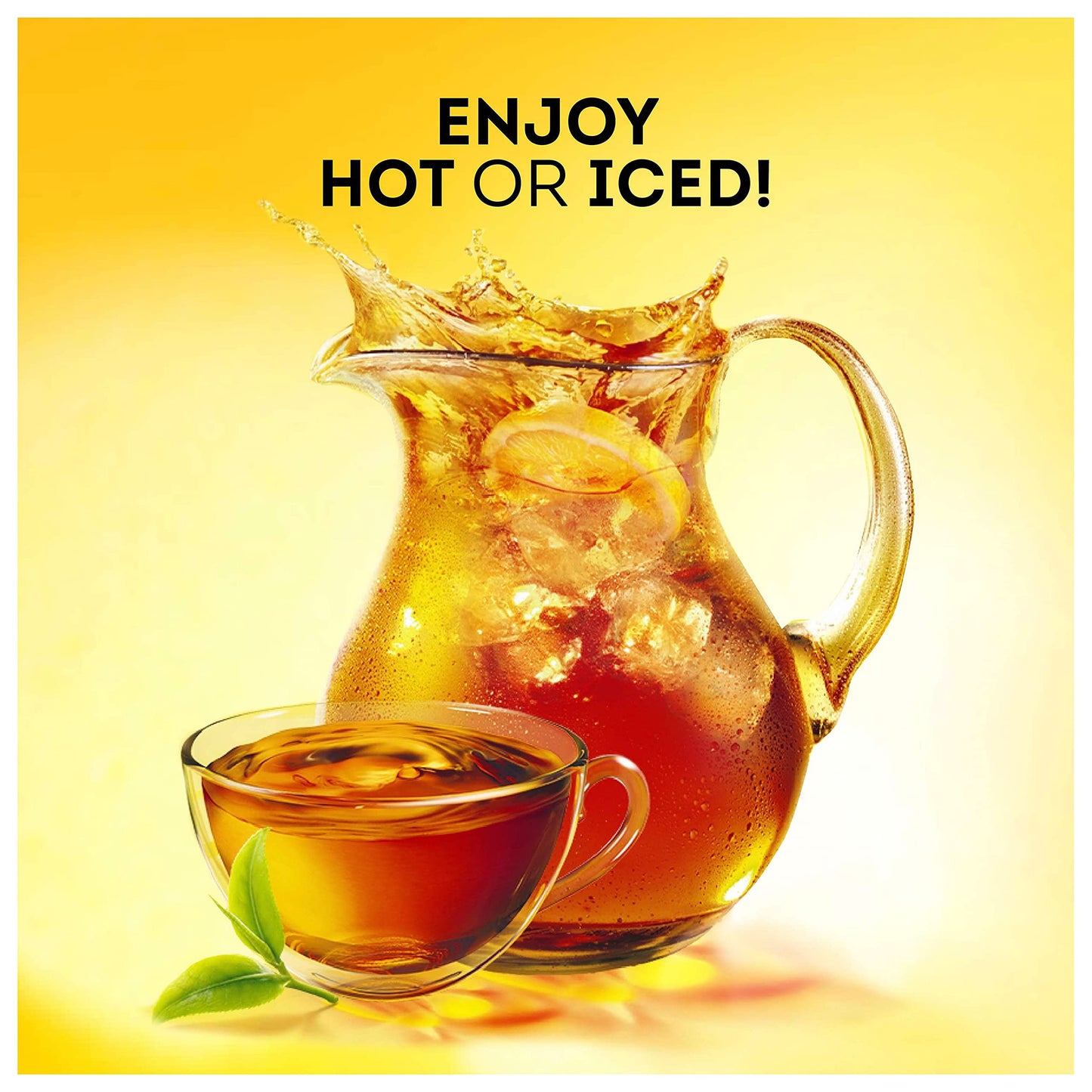 Lipton Tea Bags, Iced or Hot Black Tea, 50 Count (Pack of 12), Model 84154494