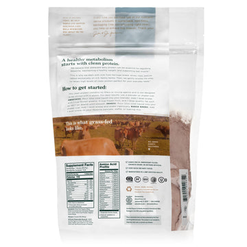 Natural Force Whey Protein Powder - Chocolate - Grass Fed Organic, Pure, Keto & Paleo Friendly, Low Carb, Kosher, Non GMO - 1 Po