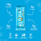 ALOHA Organic Plant Based Protein Bars, Vanilla Almond Crunch, 1.98-Ounce Bars, (Pack of 12)
