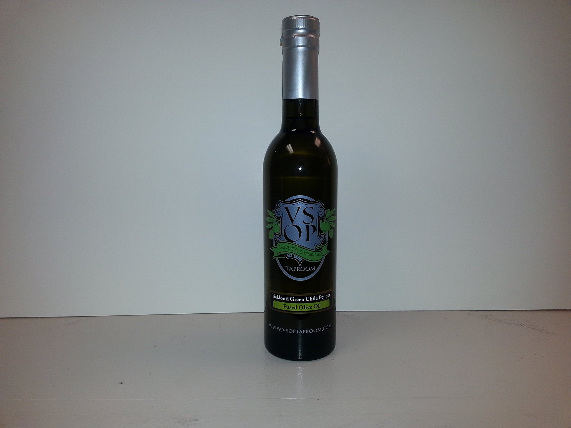 VSOP Organic Baklouti Green Chile Pepper Fused Extra Virgin Olive Oil - 375 ml / 12.68 oz