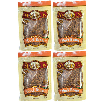 Generic Redfried Beans Dehydrated 8 oz (4 PACK) Fast Cooking! (8 Ounce (Pack of 4), Spicy Black Beans)