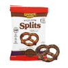 UNIQUE SNACKS Extra Dark Splits Pretzels, Vegan, OU Kosher, Non-GMO, 2.12 Oz. Bag, Pack of 24