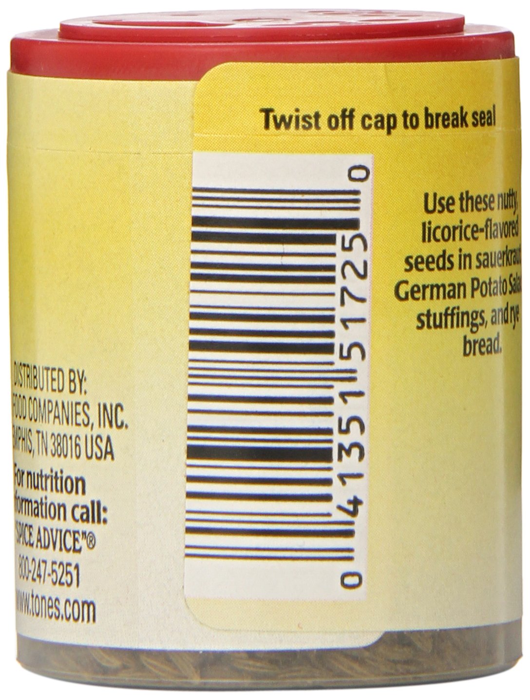 Tone'S Caraway Seed, 0.60 Ounce