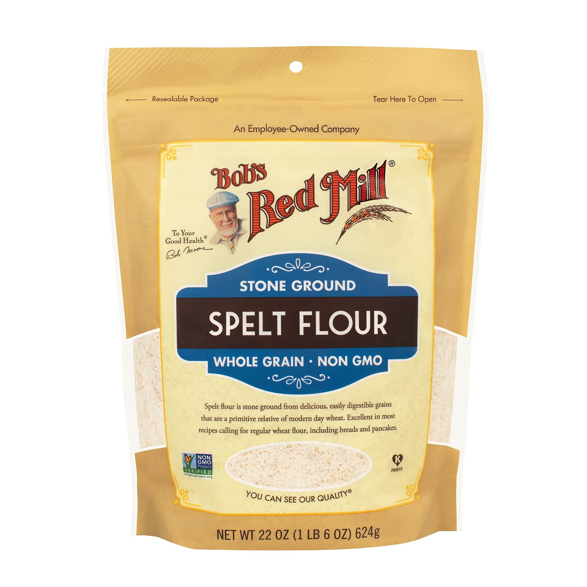 Bob'S Red Mill Spelt Flour (22 Ounce, Pack Of 3)