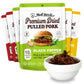 Meat Shredz - enhanced Dried Pulled Pork (Variety, 6 Pack) | Gluten Free | High Protein & Low Sugar | Bacon Bits | Dehydrated Backpacking & Camping Food | Shredded, Dried Jerky Chew Snack