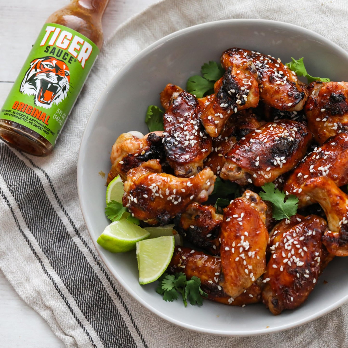 Tiger Sauce Original Hot Sauce, 10oz Bottle (Pack of 2)