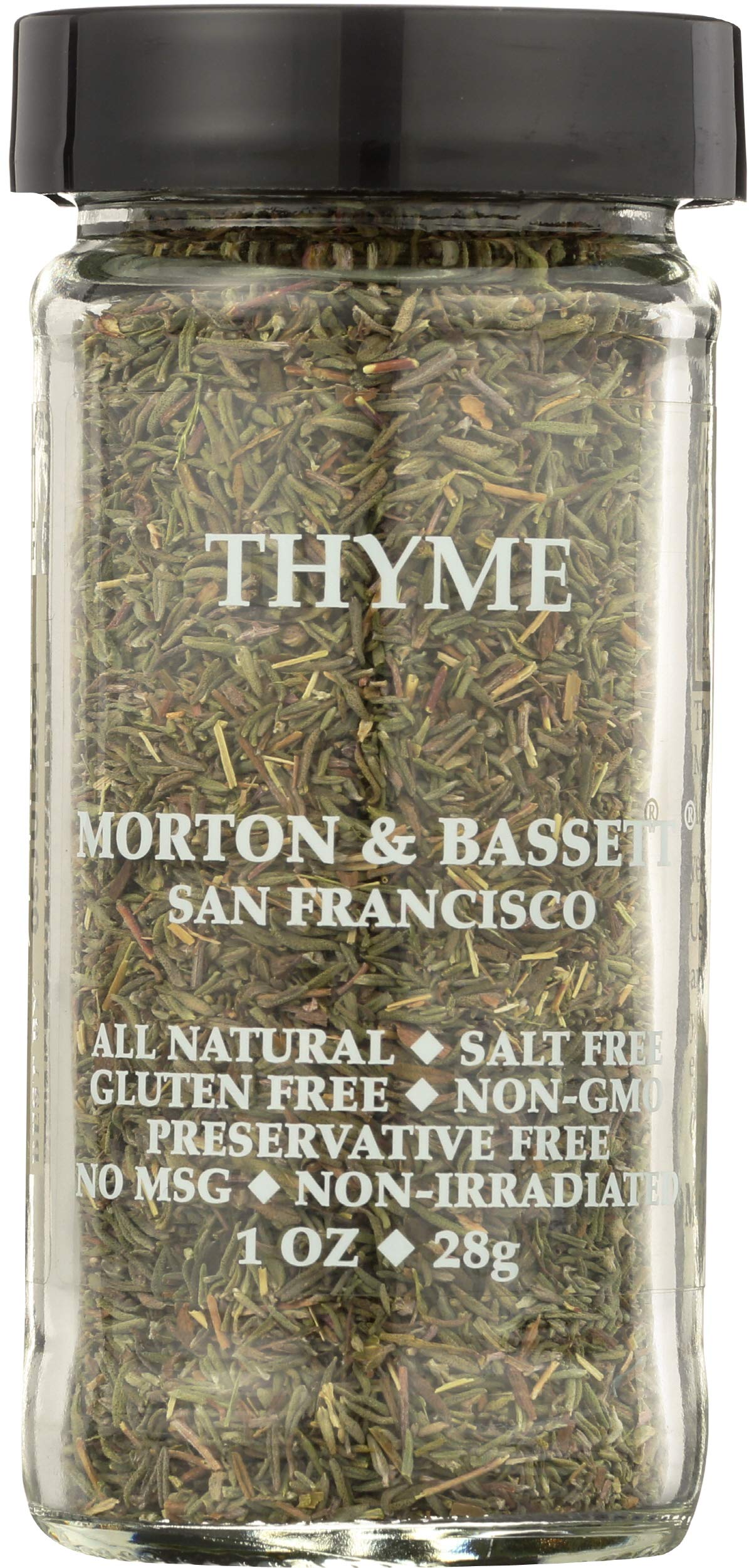 Morton & Bassett Thyme, All Natural, Kosher, Gluten Free, 1 Ounce (Pack of 3)