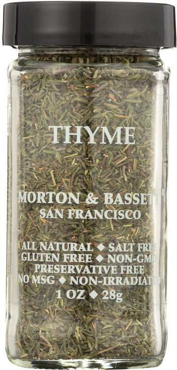 Morton & Bassett Thyme, All Natural, Kosher, Gluten Free, 1 Ounce (Pack of 3)