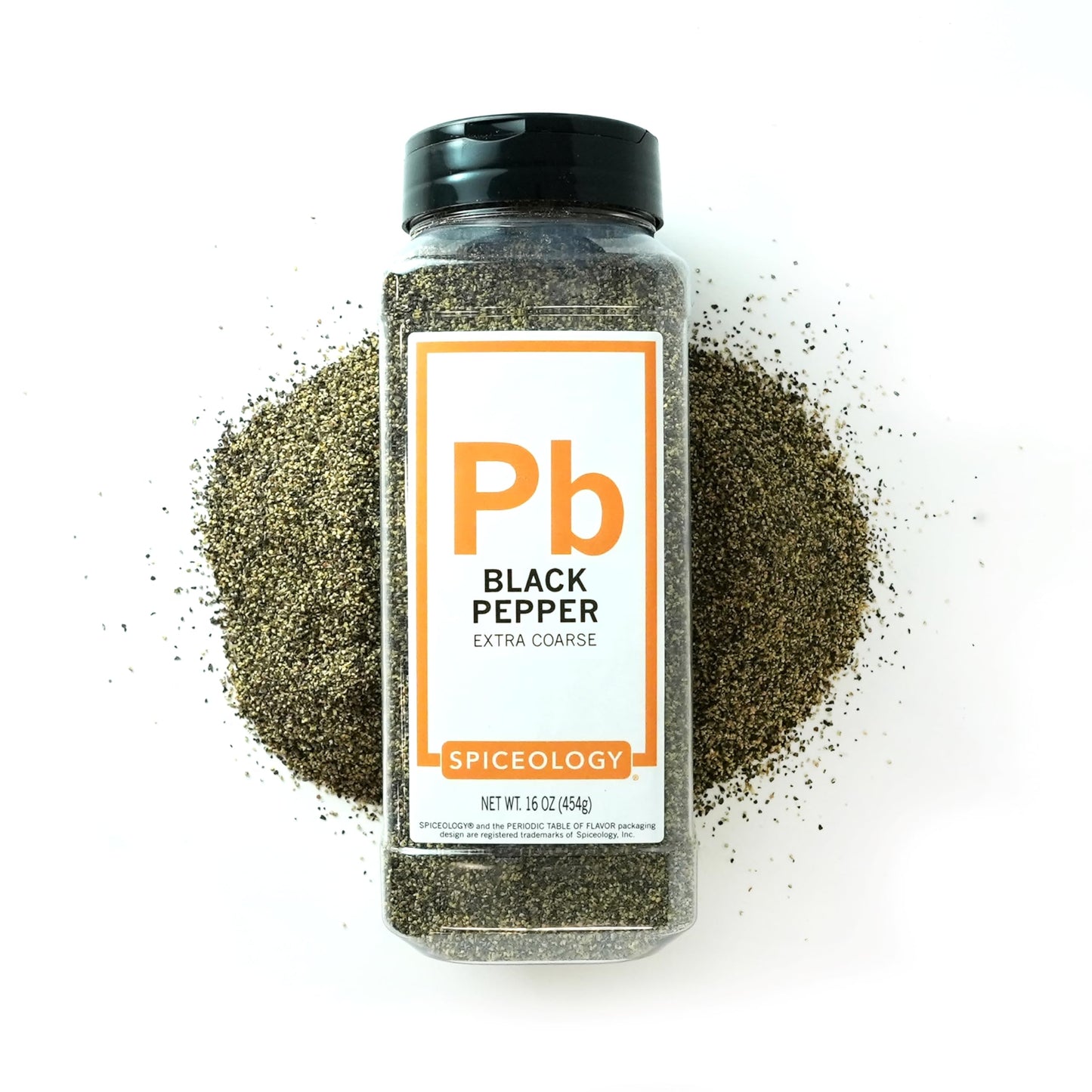 Spiceology - Extra Coarse Ground Black Pepper - Bulk Pepper for Home Cooks, Chefs, and Professional Kitchens - 16 oz