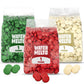 Christmas Candy Melts 3 LB Pack - Red  Green & White Confectionery Coating Wafers for Baking  Dipping & Decorating 3 Bags (1 LB Each) Easy Melt for Holiday   Cake Pops & Desserts
