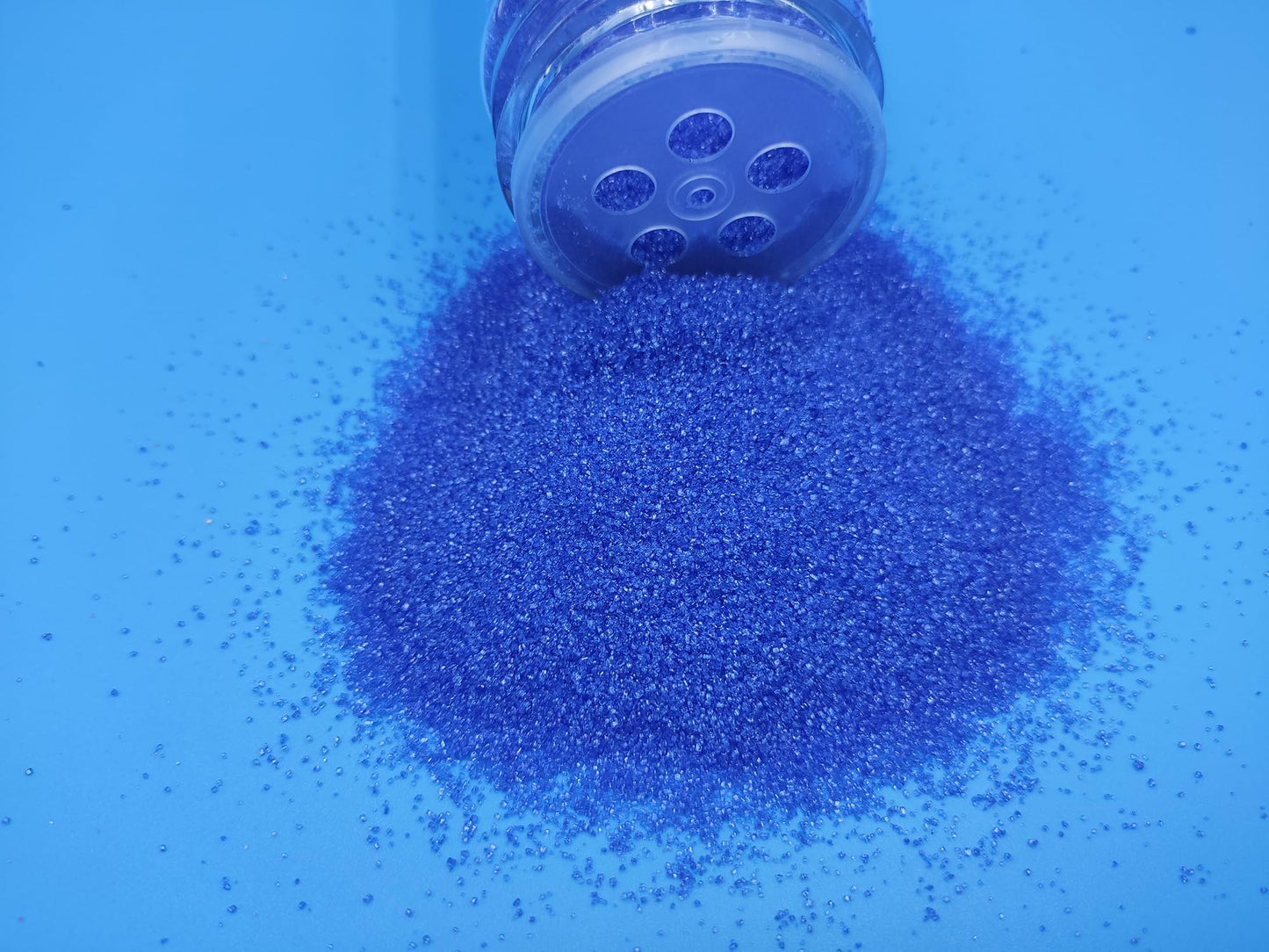 Edible 5 Ounce Fine Decorative Royalblue Sanding Sugar Sprinkles For Baking, Sparkling Crystals For Cakes, Cookies, Cupcakes, Ic