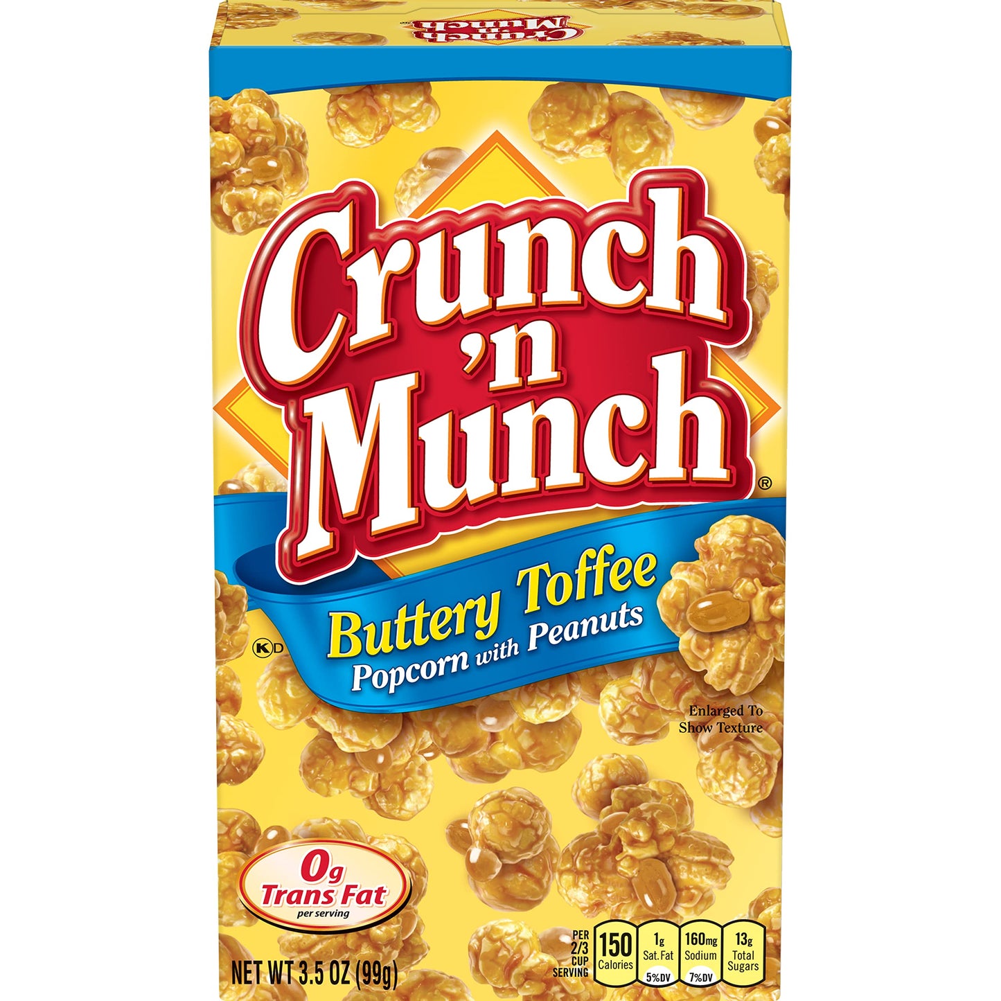 Crunch n Munch Buttery Toffee Popcorn with Peanuts