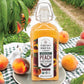 Fresh Press Farms Organic Peach Cider Vinegar with the Mother  16.4 Fl Oz (Pack of 2)  Georgia Made  Raw  Unfiltered  Certified Whole30  Non-GMO