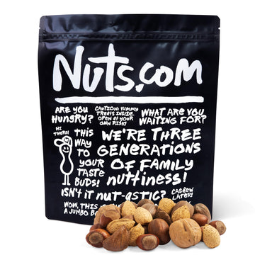 Nuts.Com - Mixed Nuts In Shell - 2 Lb Bag, Healthy Snack Sampler, Includes Premium Walnuts, Almonds, Hazelnuts, Pecans & Brazil