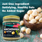 Wilderness Poets, Raw Macadamia Nut Butter - Keto, Vegan, No Salt (8 Ounce) - Glass Jar