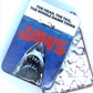 Boston America Jaws Amity Island Candy - Shark Teeth Shaped Tin - Sour Cherry Flavor - Large - Blue, Grey, White