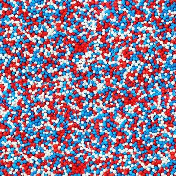 Sentovac 4Th Of July Sprinkles Patriotic Nonpareils 2Mm Mini Red White Blue Peals Sprinkles Edible Sugar For Cake Cupcake Topper