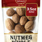 Spicy World Nutmeg Whole 3.5oz (100g) - enhanced Grade from Indonesia  Pure  Natural  Gluten Free