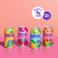 Swoon Sugar Free Iced Tea Variety Pack - Low Carb, Gluten-Free, 12 Fl Oz (Pack of 12) - Lemon, Raspberry, Peach, Half & Half Flavours