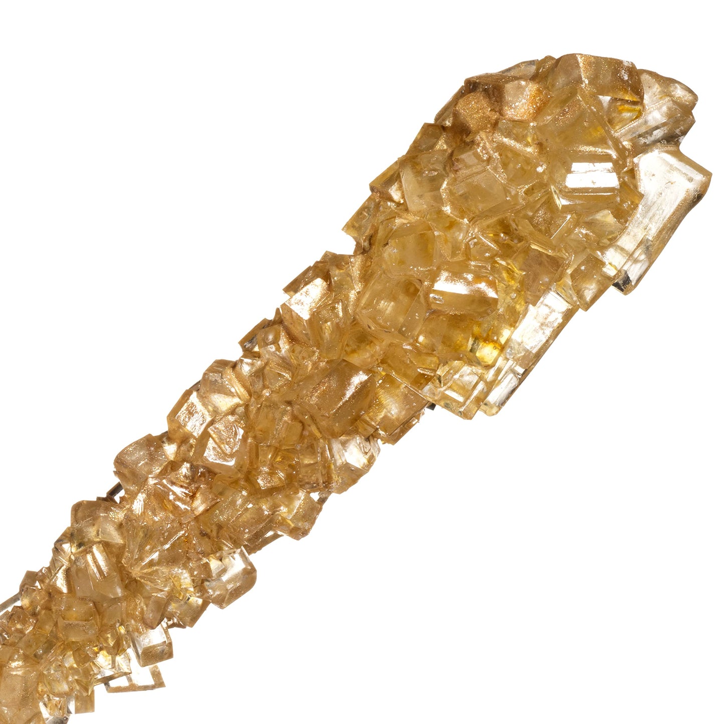 Candy Envy - Happy New Year Rock Candy Sugar Sticks - 18 Indiv. Wrapped - Gold, Black, White