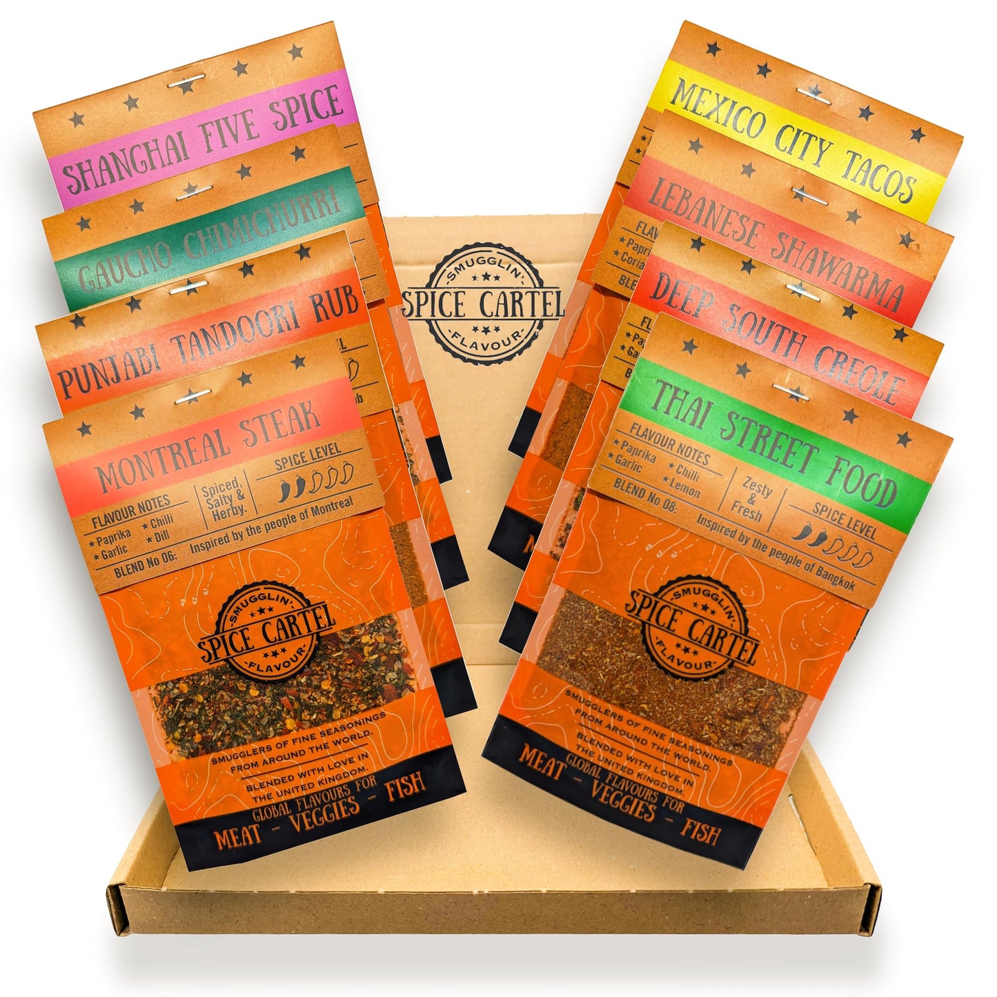 Spice Cartels Cartel Classics 8 Pack S Box Of Global Herbs & Spices