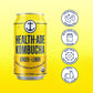Health-Ade Ginger-Lemon Kombucha, Organic Drink, 12-Pack (11.5 Fl Oz Cans) - Fermented Tea With Probiotics, Detoxifying Acids, S