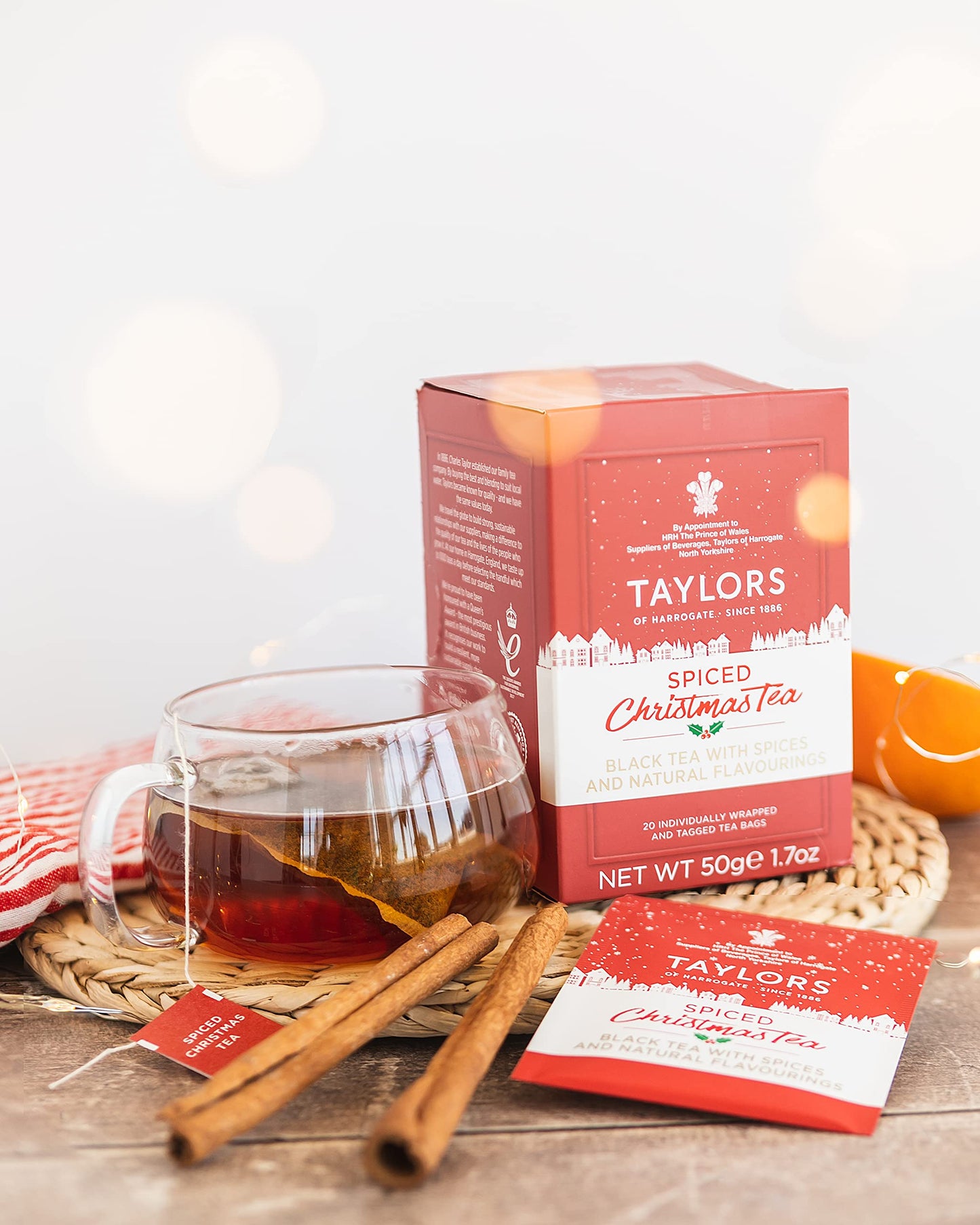 Taylors Of Harrogate Spiced Christmas Tea, 20 Teabags