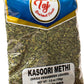 TAJ Kasoori Methi, Dried Fenugreek Leaves Pouch | 100g (3.5oz)
