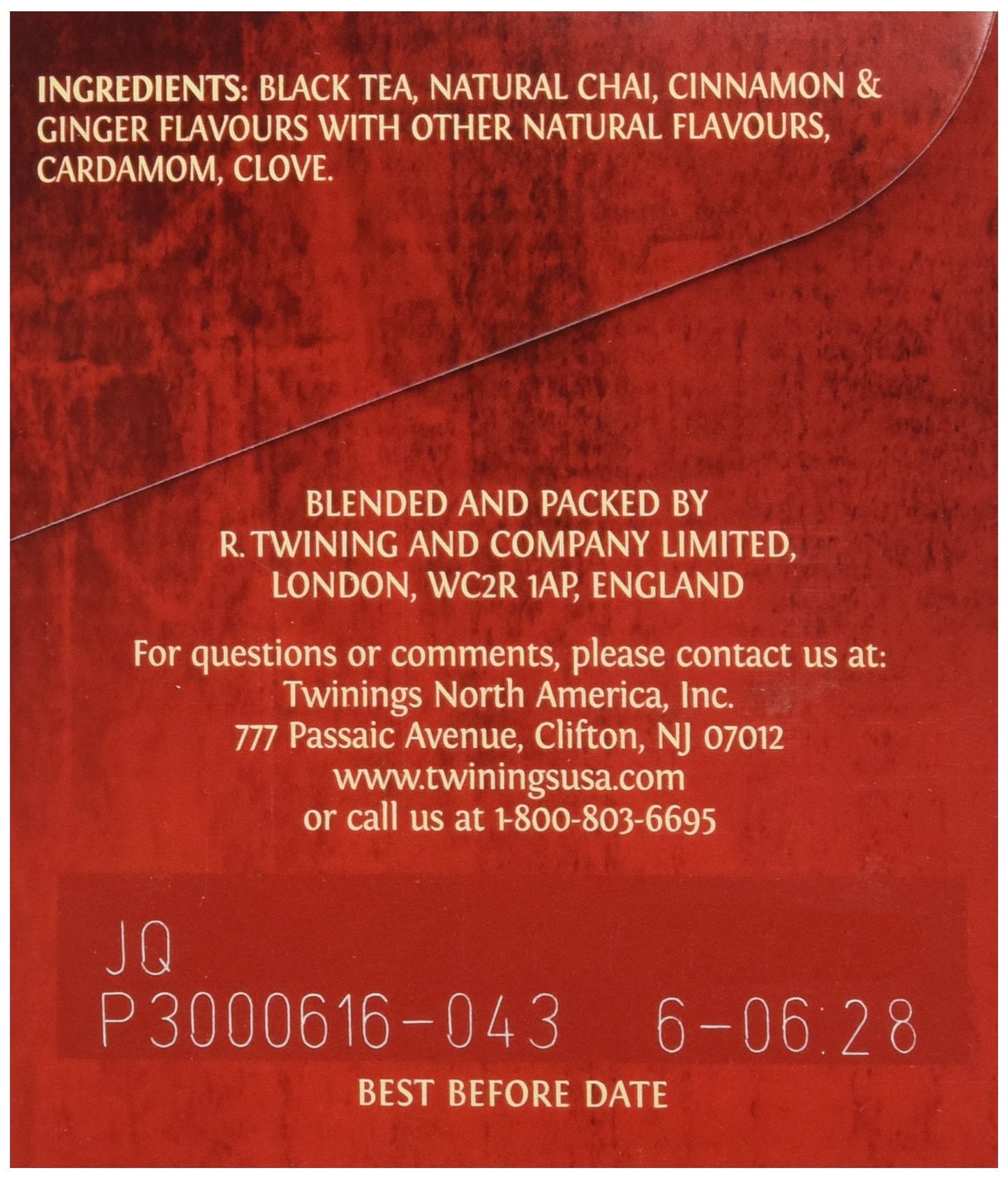 Twinings Tea Chai Tea, 20 Ct