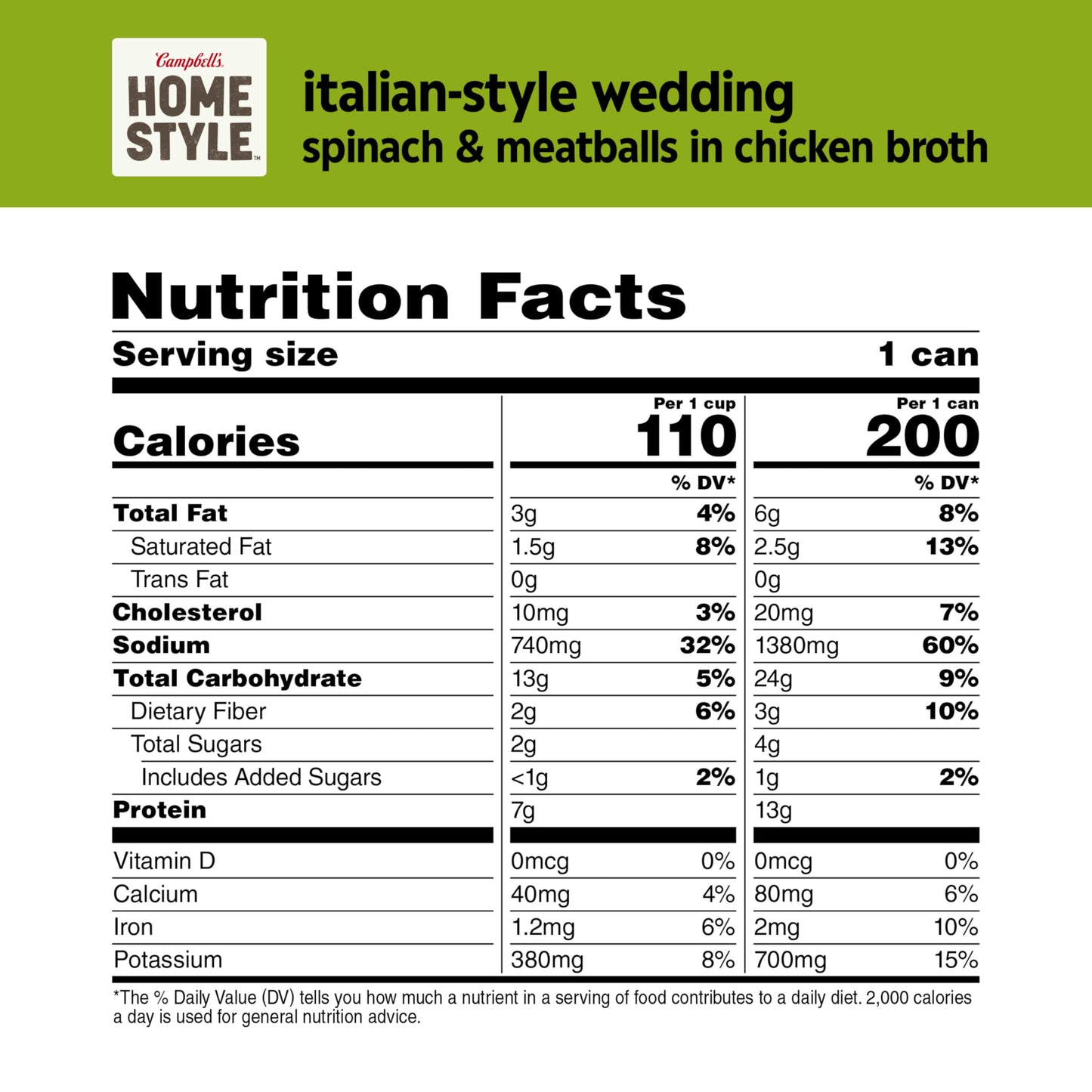 Campbell'S Homestyle Italian Wedding Soup, 16.1 Oz Can (Pack Of 12)