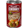 Campbell's Chunky Soup, Hearty Beef and Barley Soup, 18.8 Oz Can
