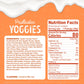 Natures Garden Probiotic Peach Mango Yoggies  21oz (30 x 0.7oz) - Yogurt Covered Fruit Snack  High Fiber  Real Fruit Pieces  Healthy Fruit Snack Packs